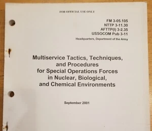 FM 3-05.105 TT&P multiservicio para fuerzas de operaciones especiales en entorno Nuc, Bio y Chem - Imagen 1 de 4