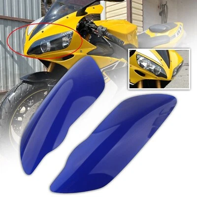 Cubierta protectora de faros de motocicleta protector de lente para Yamaha YZF R1 2004-2006 Foto 1 de 4