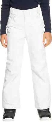 Pantalones de nieve Roxy Girls Diversion con tecnología DryFlight 8 pequeños blancos esquí nuevos con etiquetas Foto 1 de 4