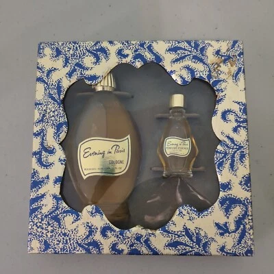 VINTAGE PERFUME EVENING IN PARIS BOURJOIS GIFT SET NIB perfume cologne - Image 1 of 2