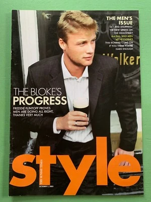 Sunday Times STYLE mag 2-October-2005 FREDDIE FLINTOFF Ambrose Olson Edwin Tubb - Image 1 of 2