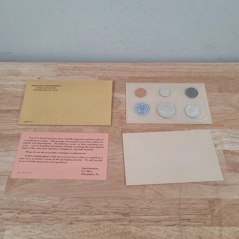 1964 United States Mint Proof Set in Envelope #4 Cover