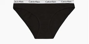 Parte inferior de bikini Calvin Klein Carousel - negra (S) 1970 -- - Imagen 1 de 1