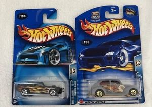 Hot Wheels Wastelanders Set Of 2 Cars 2003 NOS Mustang 193 Fat Fendered 156 - Picture 1 of 6