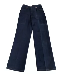 NOS New Vtg 70’s Levi’s Indigo Blue Jeans Brown Tab BELL BOTTOMS Hippie Pants 12 - Picture 1 of 9