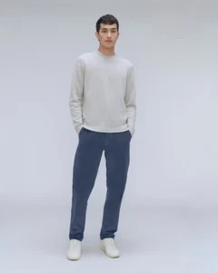 Nuevo con etiquetas Pantalón Everlane The Straight Fit Pana Para Hombre Talla 32x32 en Azul Insignia - Imagen 1 de 7