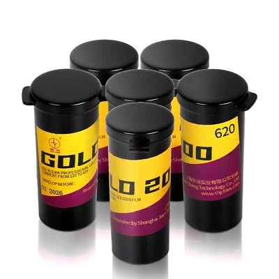 Shanghai 620 Color ISO 200 Film Gold 200 Roll Negative Film Date 01-2026 Fresh - Image 1 of 4