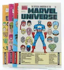 Marvel - El Manual Oficial del Universo Marvel 2,3,5,6 - 1991 - Imagen 1 de 9