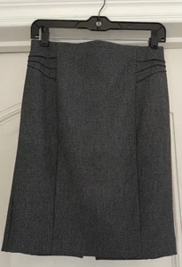 New w/o Tag - Express Suit Skirt - Mini Black & White Houndstooth Pattern- Sz 2 - Picture 1 of 3