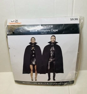 Capa de vampiro negra, accesorio de cosplay para adultos, por cierto para celebrar - Imagen 1 de 4