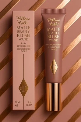 Charlotte Tilbury Pillow Talk Matte Beauty Blush Wand 0.4oz Liquid Blush NEW - Image 1 of 4