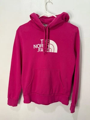 THE NORTH FACE Women's Hot Pink Pullover Hoodie Sweatshirt Size M GOOD Foto 1 de 4