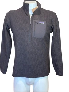 Men's Patagonia R1 Air Zip-Neck Fleece Gray Size M - Picture 1 of 3