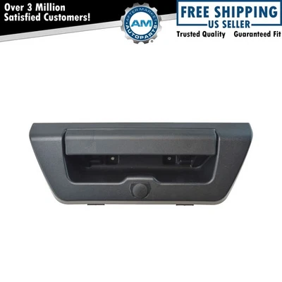 Manual Tailgate Handle Textured Black w Camera Provision for F150 Pickup Truck - Image 1 of 4