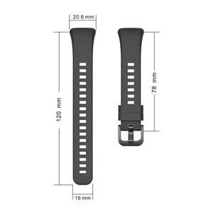 Silicone Strap Smart Watch Band Replace Bracelet Strap Adjustable Wristband Belt - Picture 1 of 8