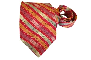 MISSONI MEN'S TIE RED/STRIPED Width: 3.75" Length: 57" - Picture 1 of 3