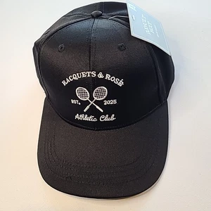 Gorra negra Racquets & Rose Athletic Club 2025 - Imagen 1 de 4