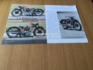 MOTO BIANCHI W500 MOTORCYCLE DATI TECNICI CARATTERISTICHE EPOCA - Foto 1 di 1