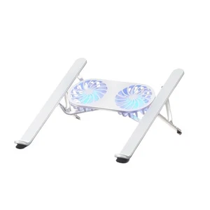 Foldable Laptop Stand with Cooling Fan, Cooler Pad for Tablet - Enhanced6545 - Afbeelding 1 van 10