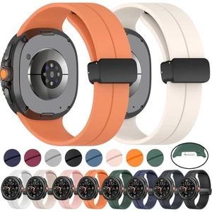 Strap For Samsung Galaxy Watch 8 40/44mm/8 Classic 46mm Silicone Magnetic Band - Picture 1 of 52