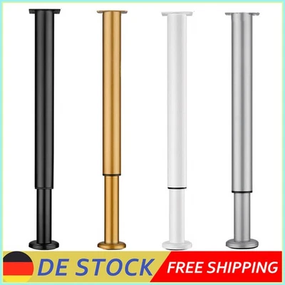 Tischbeine Eisen Optik 710-1300mm Ø 40 mm sehr stabil Tischfüße höhenverstellbar - Bild 1 von 4