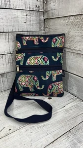 Bolso Bandolera N.GIL Mensajero Hipster Patrón Elefante 💜 - Imagen 1 de 16