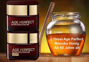 SET L'Oreal AGE PERFECT MIEL DE MANUKA Crema de día y de noche Piel madura Antiarrugas - Imagen 1 de 2