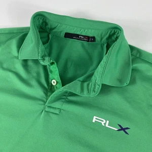 Polo Ralph Lauren RLX Para Hombres XL Verde Rendimiento Golf Elastizado Ligero - Imagen 1 de 10