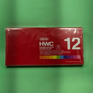 Holbein Artists' Watercolor - Luminous Set of 12, Assorted 5ml Tubes - Picture 1 of 2
