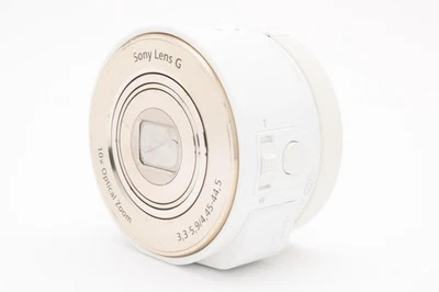 Sony Cyber-shot DSC-QX10 18.2MP Digital Camera - White tested used - Image 1 of 4