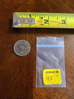 1937 M Ten Centavos 10 Cents Eagle Snake Mexico Mexican Coin Key Date - Image 1 of 4