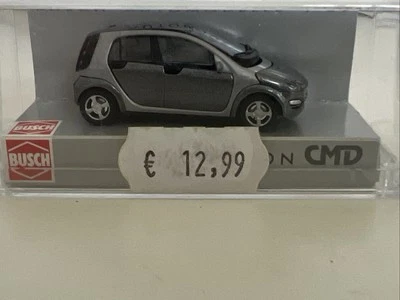 Échelle H0 M: 1:87 BUSCH 49505 Smart Forfour »CMD-Collection« Gris Neuf OVP - Photo 1/2
