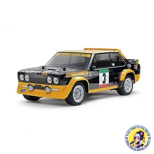 Tamiya 58723-60A RC 1/10 Fiat 131 Abarth Rally Car MF-01X Olio Fiat Kit