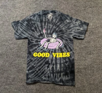 Camisa Call Your Mother Adulto Pequeña Gris Manga Corta Algodón Tie Dye * Foto 1 de 4