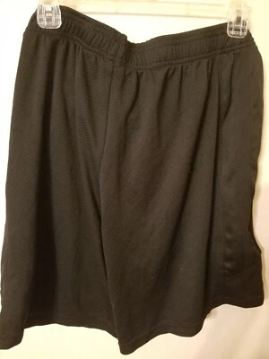 C9  mens size L shorts draw string dri fit 32 W 19 L 3 pockets 1 zip 8 inseam bl - Image 1 of 4