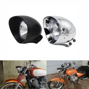 Bullet Headlight For Harley Cruise Chopper Honda Steed Shadow Custom Motor - Picture 1 of 7