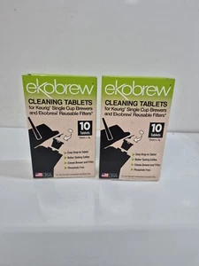 2 tabletas de limpieza Keurig de 10 quilates para Keurig limpiador de una sola taza cerveceros y Ekobrew - Imagen 1 de 2