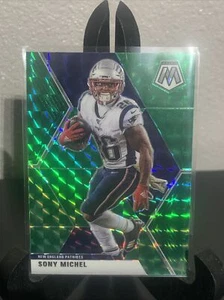 SONY MICHEL 2020 Panini Mosaic Green Mosaic Prizm #137 New England Patriots - Picture 1 of 4