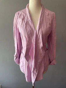 Damen White House Black Market Gr. XS Puderrosa Blazer Strickjacke Cover - Bild 1 von 7