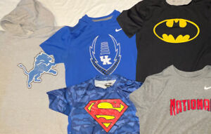 Boys 5pc Clothing Bundle Size L/XL - Nike - UA - BATMAN - SUPERMAN