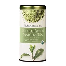 Organic Double Green Matcha, Gourmet Blend of Organic Green Tea And Matcha Po...