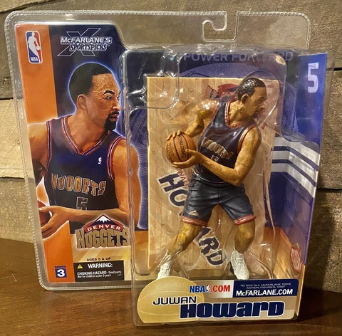 Denver Nuggets Juwan Howard 2003 McFarlane’s NBA Series 3 Action Figure NEW! Cover