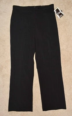 Nuevos pantalones de vestir para mujer East 5th 12P negros secretamente delgados Foto 1 de 3