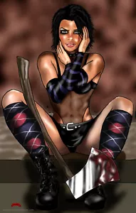 Cassie Hack Devil's Due Hack Slash sexy horror 11x17 pinup print Dan DeMille - Bild 1 von 1