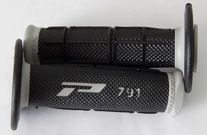 Motorcycle Grips ProGrip 791 New style 7/8" Off-road Black Gray Half-Waffle new - Picture 1 of 1