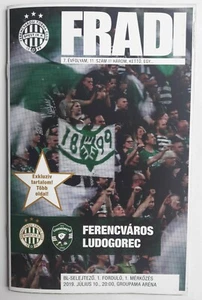 official programme Ferencvaros Hungary v Ludogorets Bulgaria UEFA CL 10/07/2019 - Picture 1 of 1