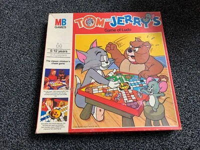 Tom And Jerry Game Of Ludo MB Games 1978 - Complete -  Good Condition - Image 1 of 4