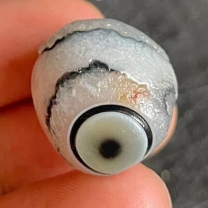 Natural Sardonyx Agate Alxa Gobi Eye Energy Quartz Crystal Chakra Reiki Healing - Picture 1 of 24