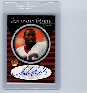 1998 Scoreboard Antowain Smith Auto On Card Autograph RC Houston Buffalo Bills - Picture 1 of 2