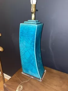 Lámpara Retro CRACKLE FIRMADA 190/1000 MARC WARD Autografiada Art Deco MCM - Imagen 1 de 8